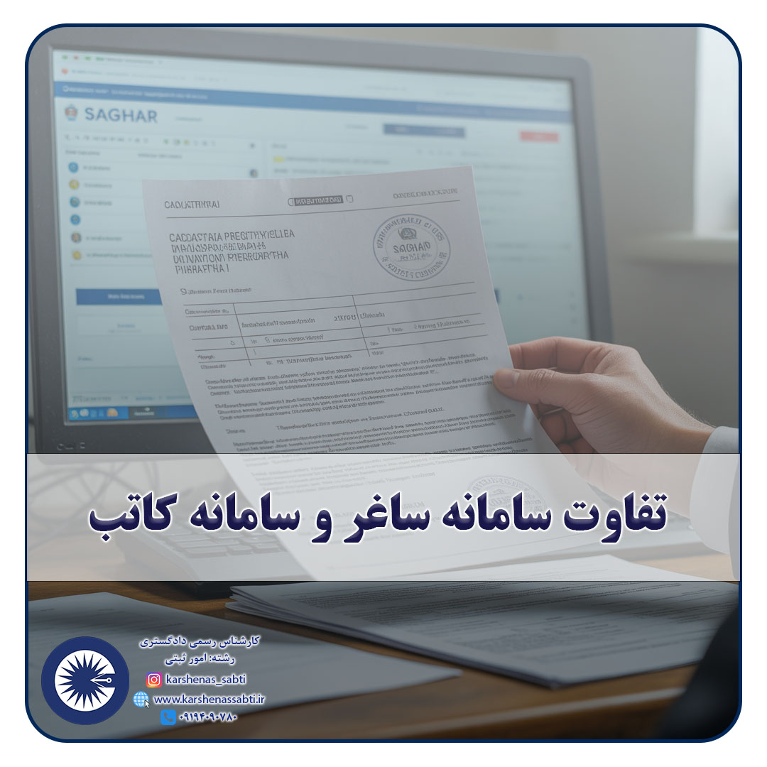 تفاوت کاتب و ساغر