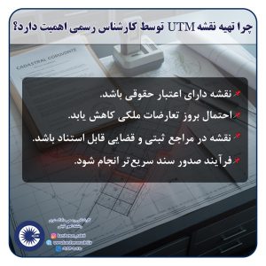 خطاهای رایج در تهیه نقشه UTM و اثرات آنها در پروندههای ثبتی 4 UTM1 Copy Copy 2