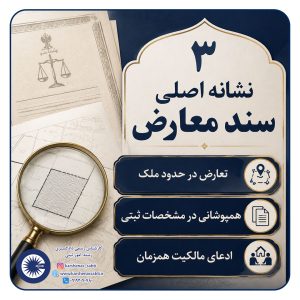 سند معارض چیست؟│راهنمای جامع تشخیص، فرآیند رسیدگی و ابطال سند مالکیت معارض 3 سند معارض3