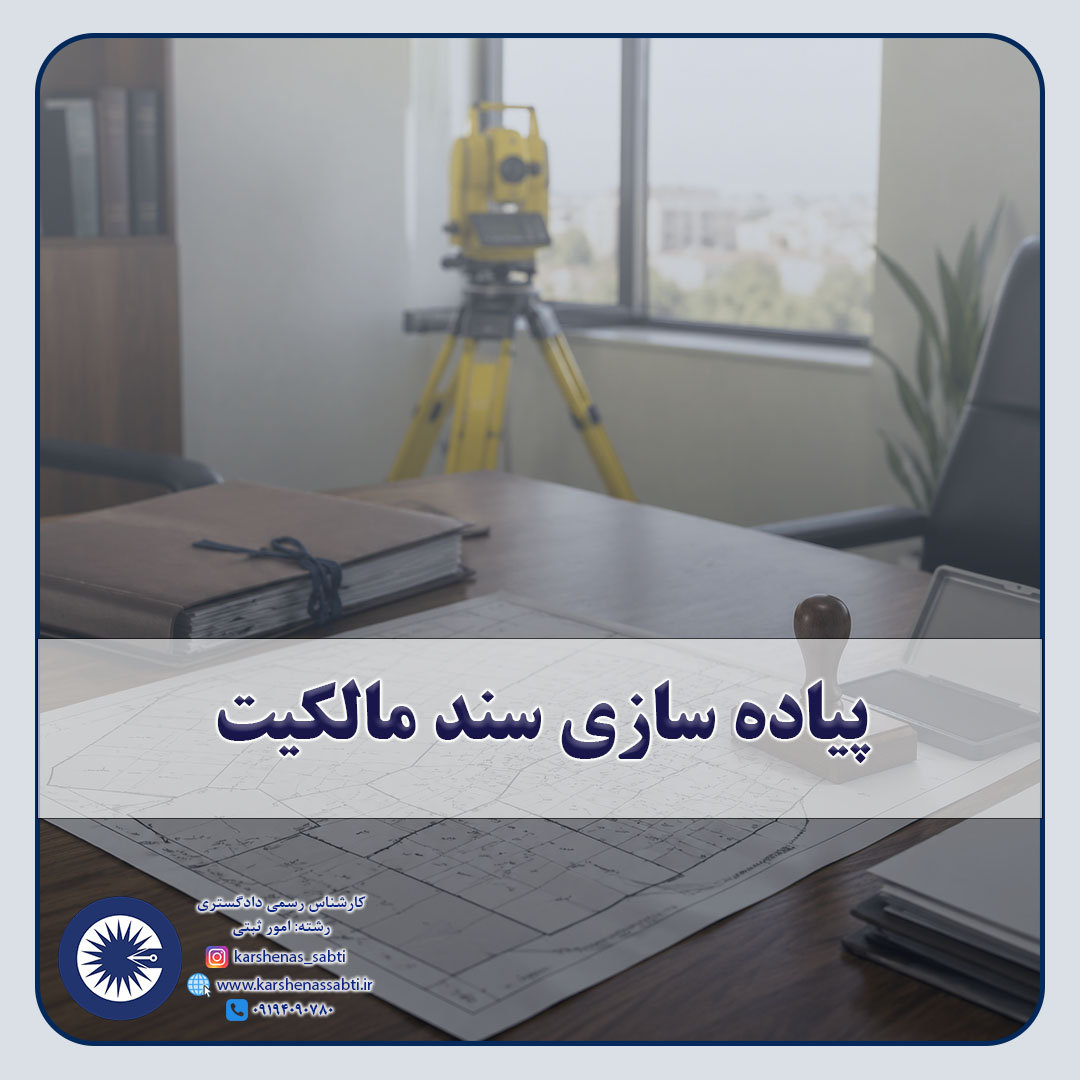 شاخص پیاده سازی سند مالکیت
